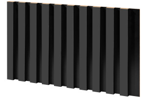 LAMELE ŚCIENNE CZARNE NA...